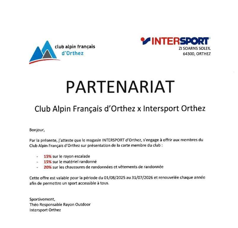 Partenariat intersport caf orthez 2025 2026 page 001